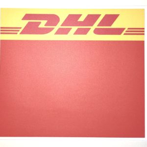 Startnummern Panel "DHL Red" Digitaldruck