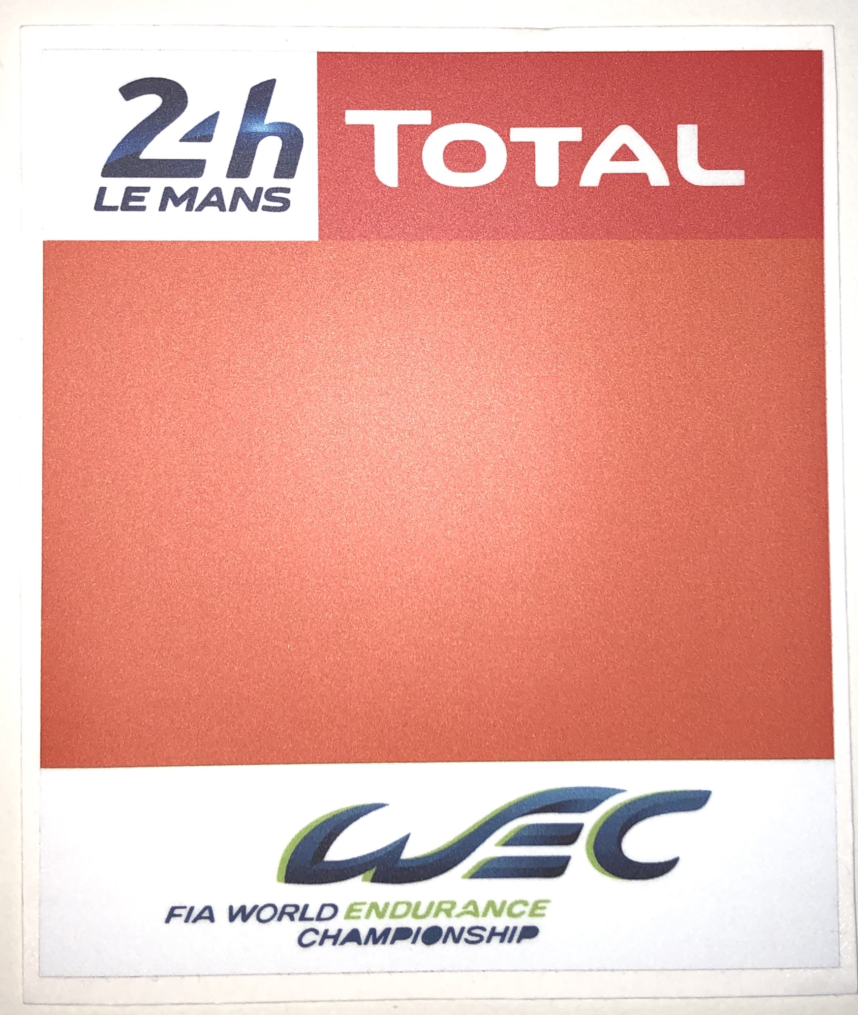 Startnummern Panel "24LM End Orange" Digitaldruck