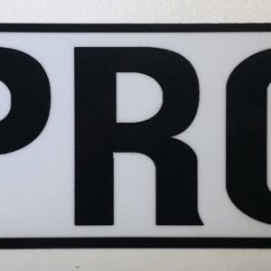 Sticker Klassifizierung/Rennklassen PRO 13cm x 4,2cm