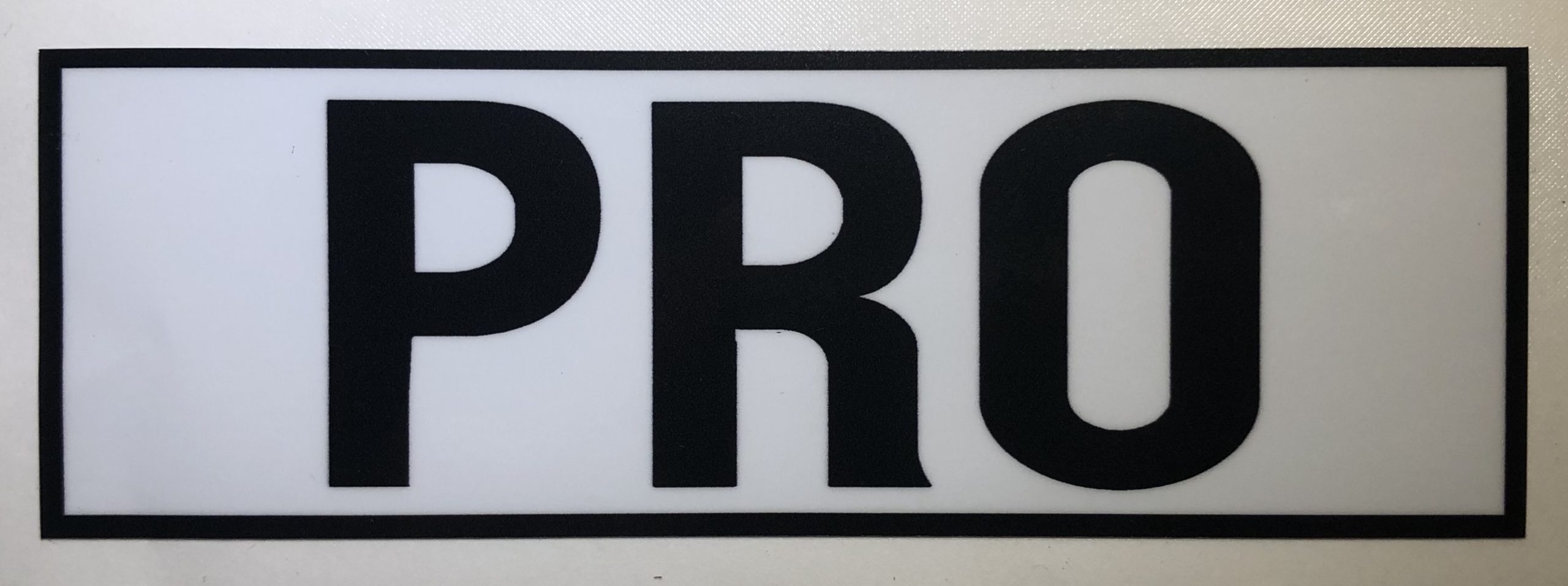 Sticker Klassifizierung/Rennklassen PRO 13cm x 4,2cm