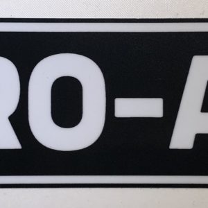 Sticker Klassifizierung/Rennklassen PRO AM 13cm x 4,2cm